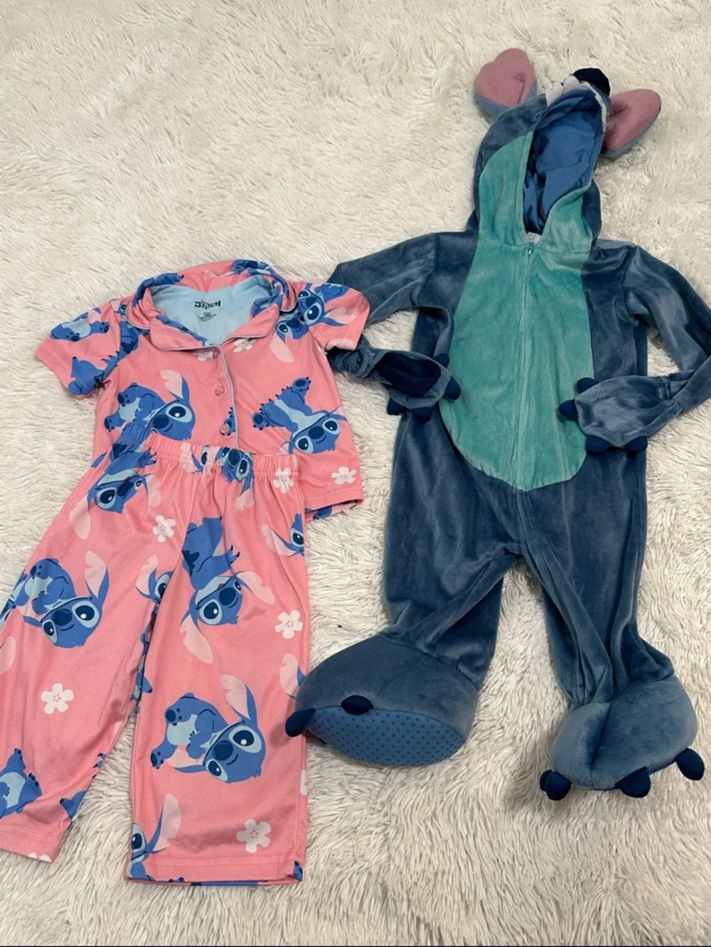 ⭐️ Disney Stitch Costime & Pajama Set Size 12-18 months